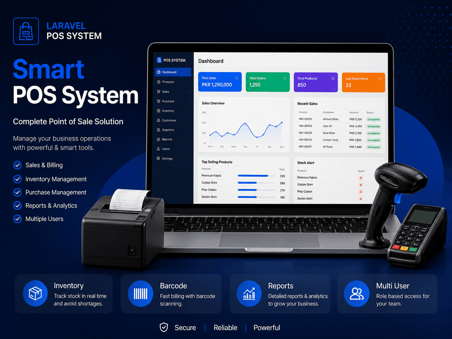 Brothers Textile ERP & POS System